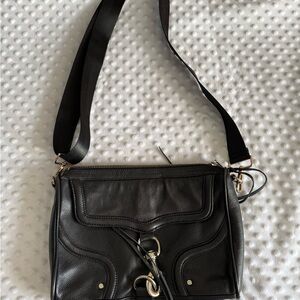 Rebecca Minkoff Black Leather Crossbody Bag